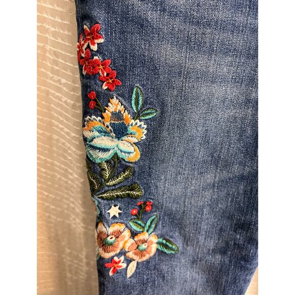 Johnny Was embroidered jeans, size 31